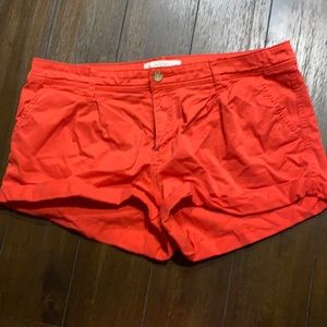 Coral Abercrombie and Fitch shorts